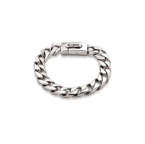 UNOde50 Sharp Silver Plated Bracelet - Medium