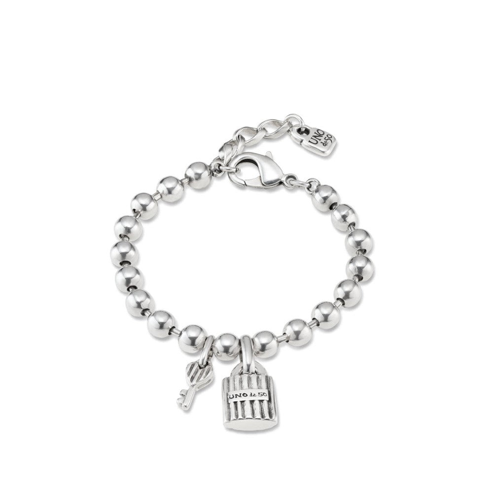 UNOde50 Key Silver Plated Bracelet