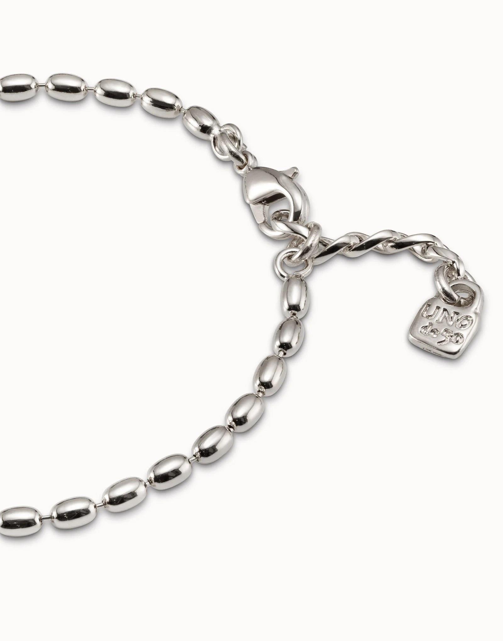 UNOde50 Protected Elastic Silver-Plated Bracelet