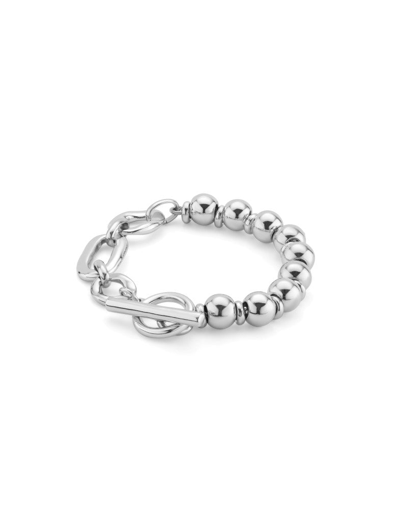 UNOde50 Cheerful Silver Plated Bracelet - Large