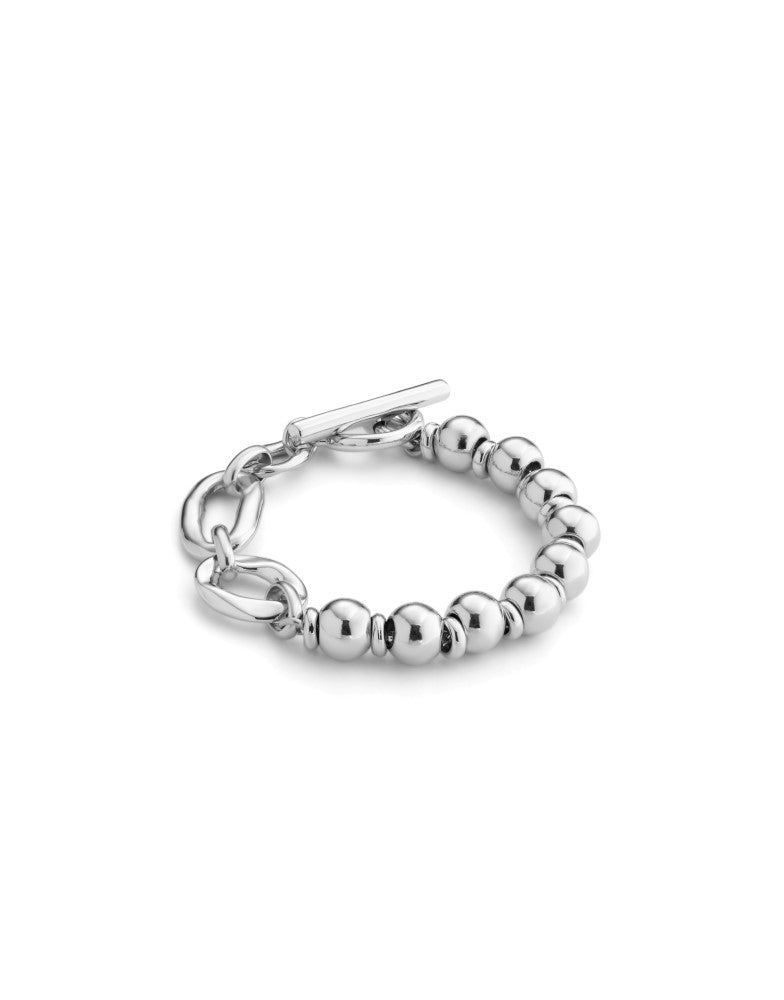 UNOde50 Cheerful Silver Plated Bracelet - Large