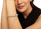 UNOde50 Independent Silver-Plated Beaded Bracelet - Large