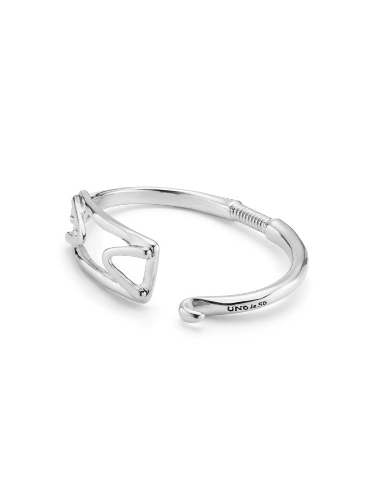 UNOde50 Stand Out Silver Plated Bracelet - Medium