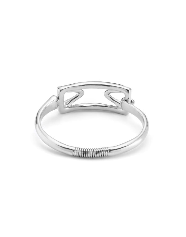 UNOde50 Stand Out Topaz Silver Plated Bracelet - Medium