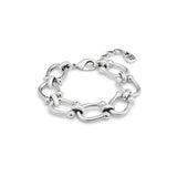 UNOde50 Serotonin Silver-Plated Oval Link Bracelet - Medium