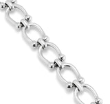 UNOde50 Serotonin Silver-Plated Oval Link Bracelet - Medium