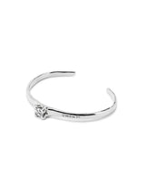 UNOde50 Spiritual Silver-Plated Cubic Zirconia Cuff Bracelet - Medium