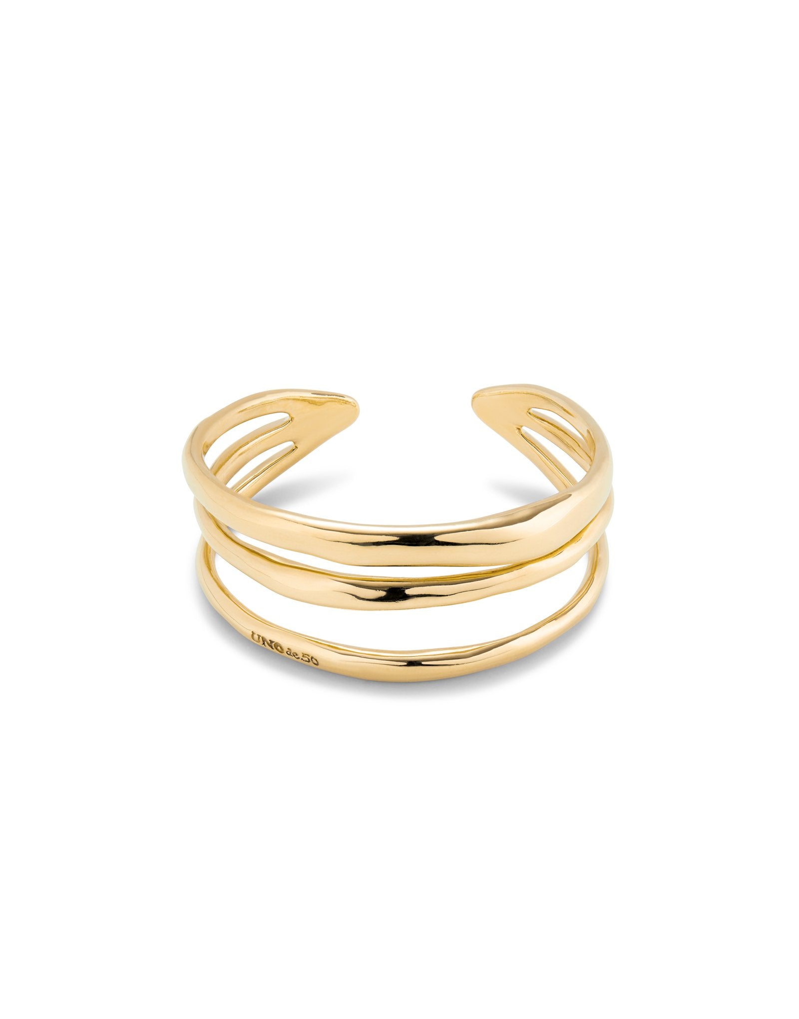 UNOde50 Electrik Gold-Plated Bracelet - Medium