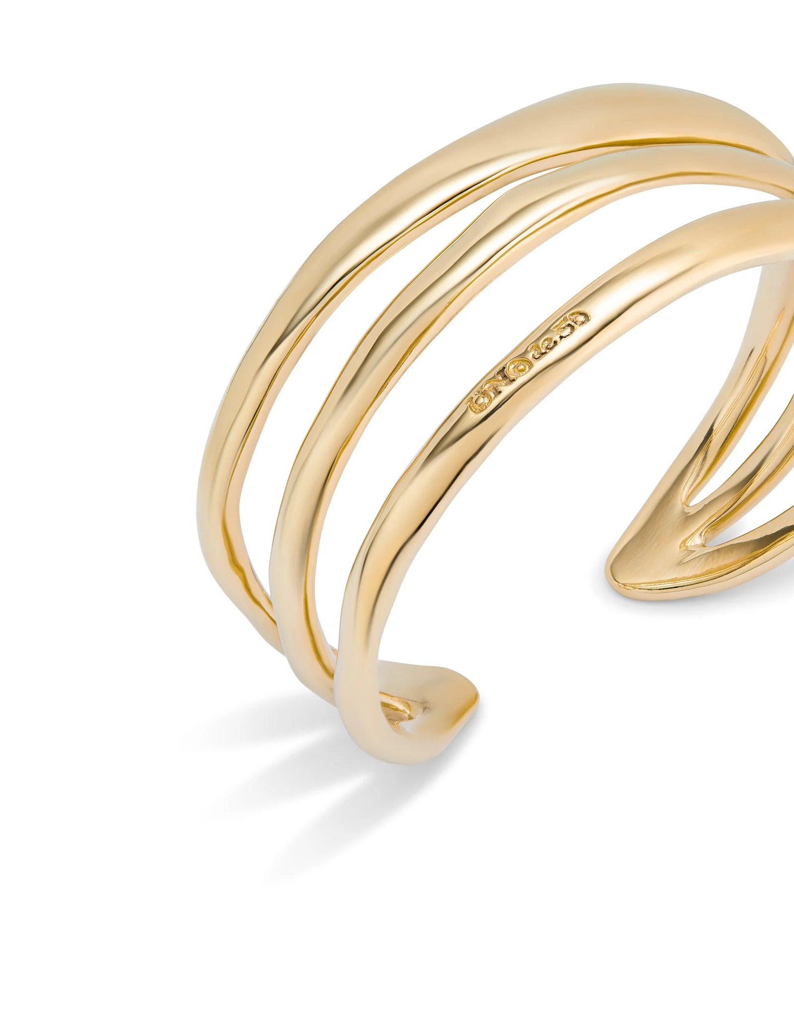 UNOde50 Electrik Gold-Plated Bracelet - Medium