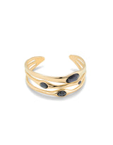 UNOde50 Vital Gold-Plated Crystal Bangle Bracelet - Medium