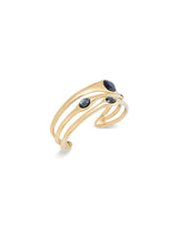 UNOde50 Vital Gold-Plated Crystal Bangle Bracelet - Medium