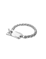 UNOde50 Ser Natural Chain Silver Plated Bracelet - Large