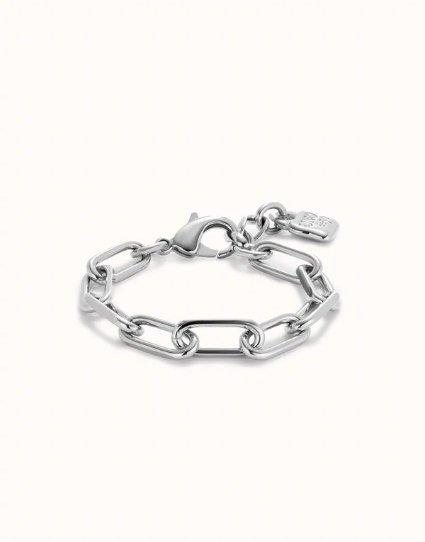 Unode50 Ser Valiente Bracelet - Medium - Silver Plated