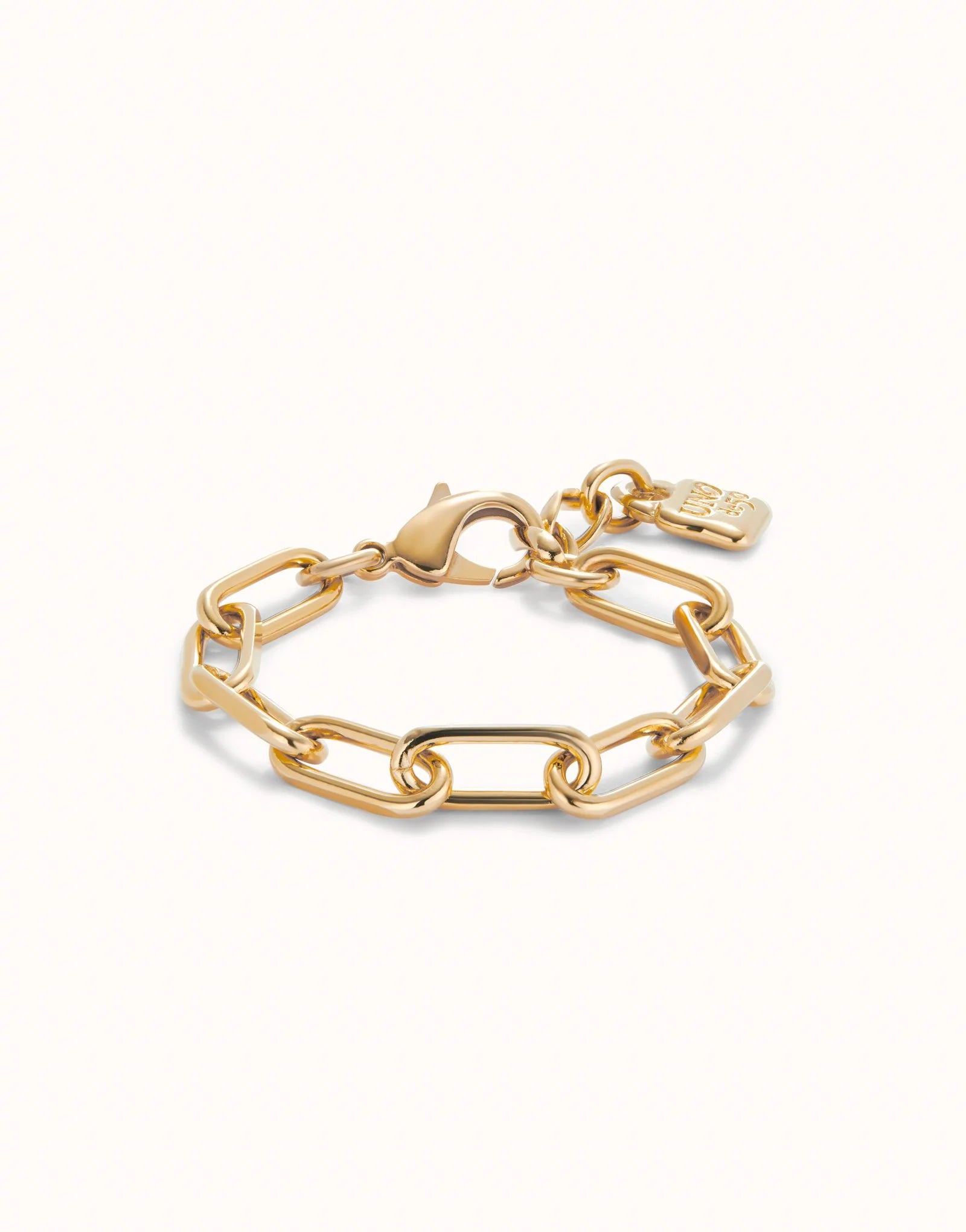 Unode50 Ser Valiente Gold-Plated Link Bracelet - Medium