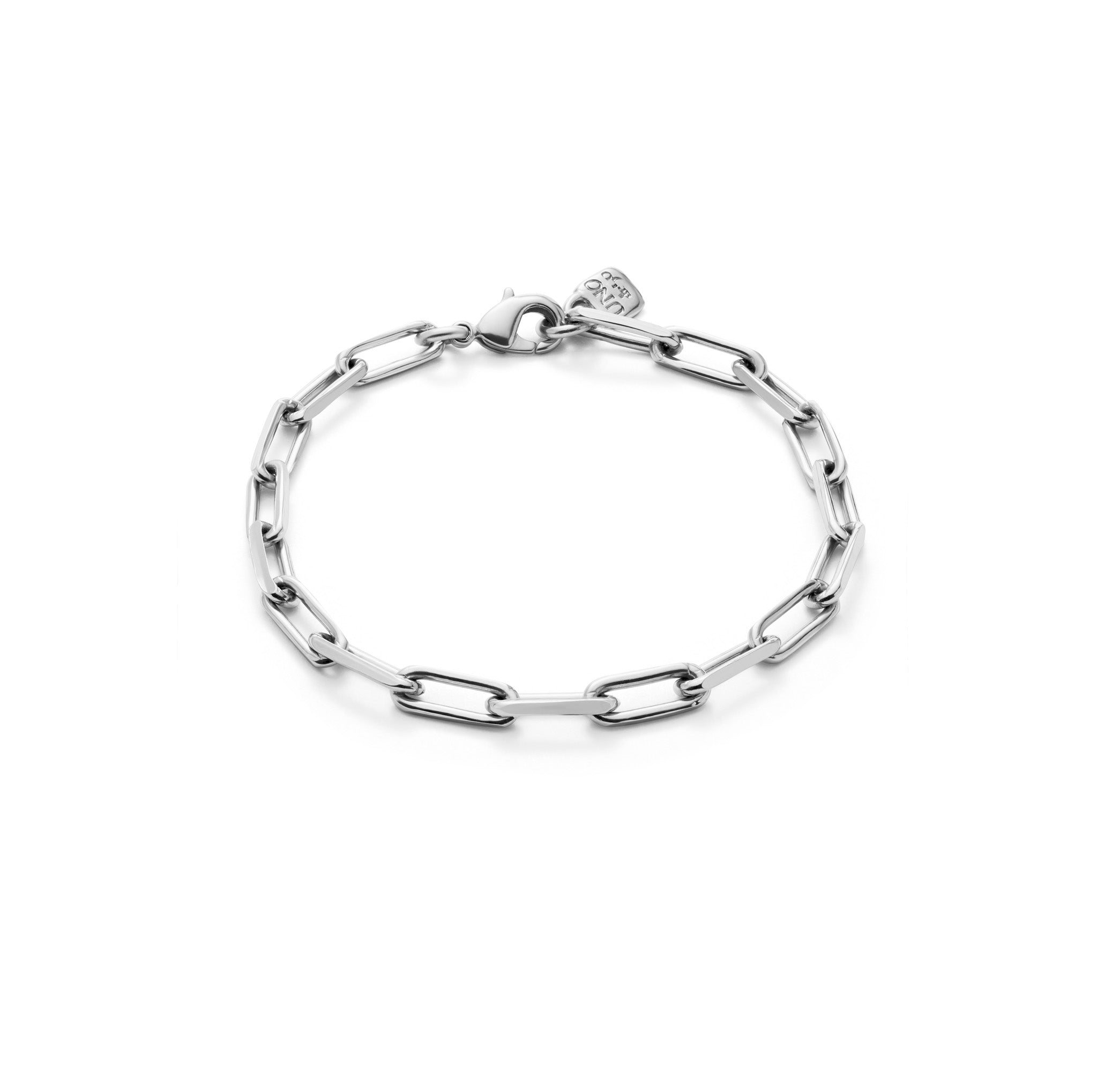 UNOde50 Hazte UNO Silver-Plated Link Bracelet - Medium