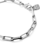 UNOde50 Hazte UNO Silver-Plated Link Bracelet - Medium