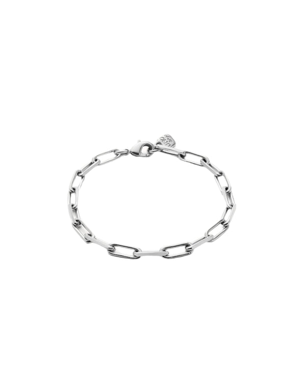 UNOde50 Hazte Uno Silver-Plated Cable Chain Bracelet - Large