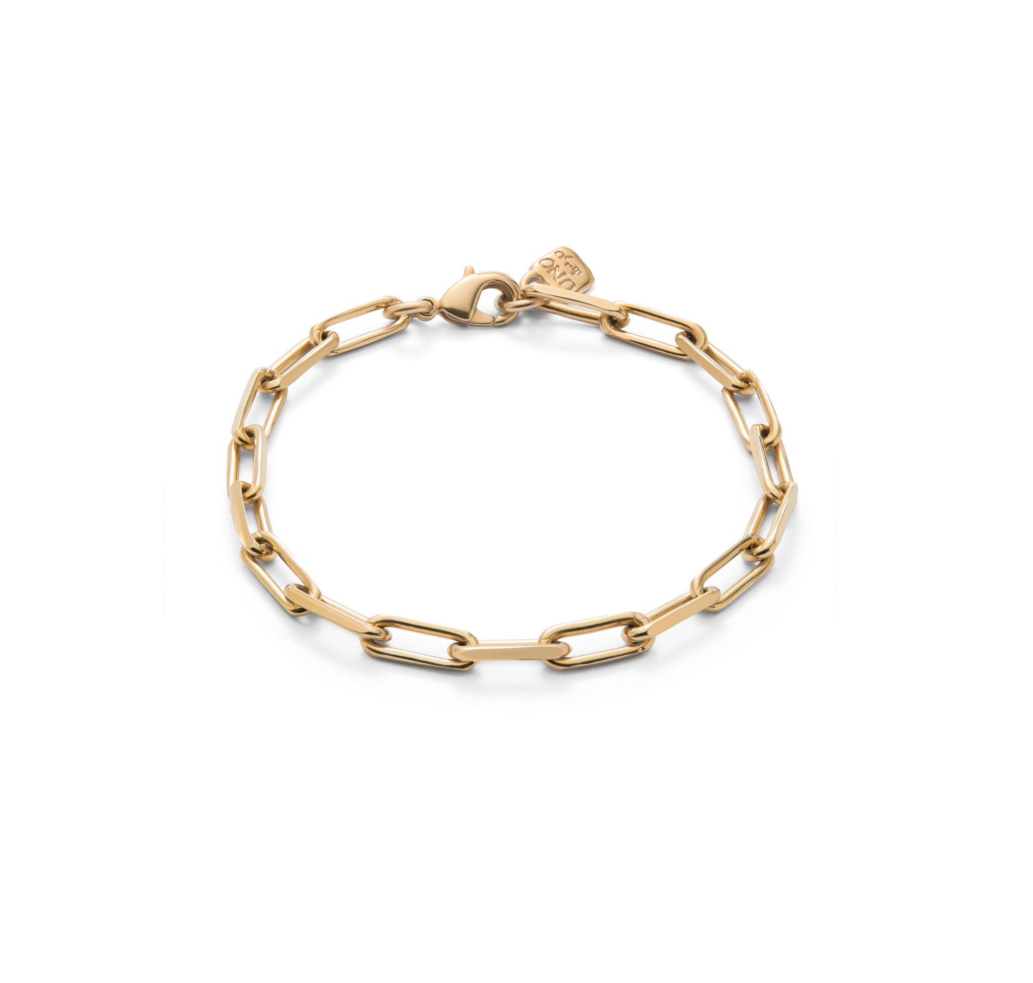 UNOde50 Hazte UNO Gold-Plated Bink Link Bracelet - Medium