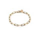 UNOde50 Hazte UNO Gold-Plated Bink Link Bracelet - Medium