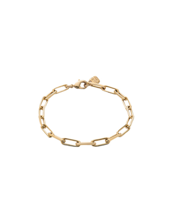 UNOde50 Hazte Uno Gold-Plated Cable Chain Bracelet - Large