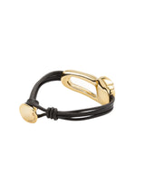 UNOde50 Ser Expresiva Gold-Plated Leather Bracelet - Large