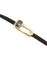 UNOde50 Ser Expresiva Gold-Plated Leather Bracelet - Large
