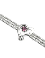 UNOde50 Ser Expresiva Silver-Plated Heart Bead Bracelet - Medium