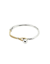 UNOde50 Ser Intrépida Silver-Plated Ivory Leather Bracelet - Large