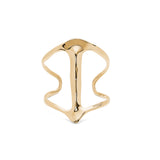 UNOde50 Ser Majestuosa Gold-Plated Manta Ray Topaz Bracelet - Medium
