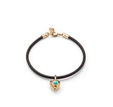 Unode50 Ser Unico Bracelet - Medium - Leather and Gold Plated