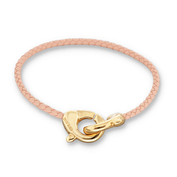 UNOde50 Ser Inseparable Pink Leather Bracelet - Medium