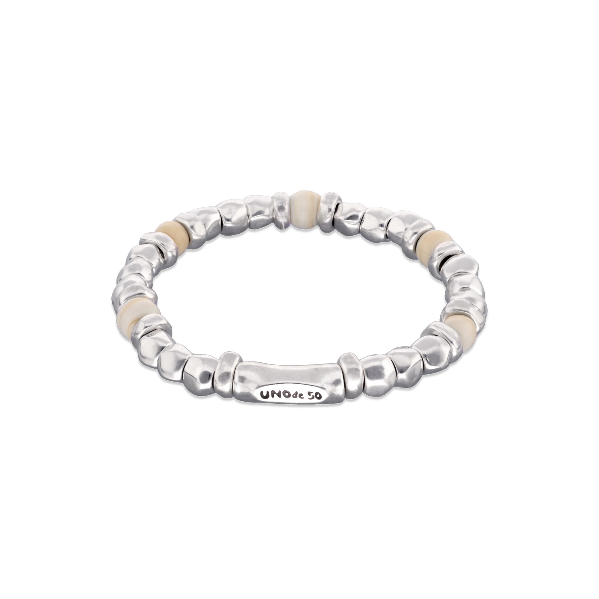 UNOde50 Ser Imparabale Silver-Plated Bracelet - XLarge