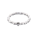 UNOde50 Ser Imparable Silver-Plated Skull Bracelet - Large