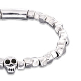 UNOde50 Ser Imparable Silver-Plated Skull Bracelet - Large