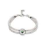 UNOde50 Ser Intuitiva Silver-Plated Bracelet - Medium