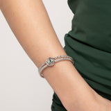 UNOde50 Ser Intuitiva Silver-Plated Bracelet - Medium