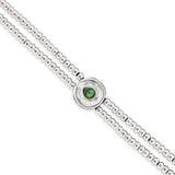 UNOde50 Ser Intuitiva Silver-Plated Bracelet - Medium