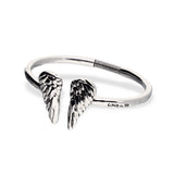 UNOde50 Ser Invencible Silver Angel Wing Bracelet - Large