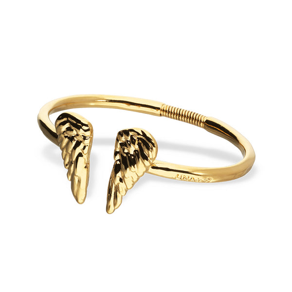 UNOde50 Ser Invencible Gold Angel Wing Bracelet - Large