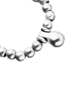 UNOde50 Sterling Silver Small & Large Ball Beaded Bracelet - Medium