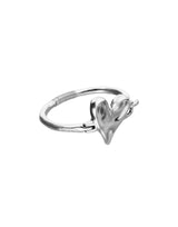 UNOde50 Semi-Rigid Sterling Silver Heart Detail Bangle Bracelet - Large