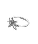 UNOde50 Silver-Plated Starfish Bangle Bracelet - Medium