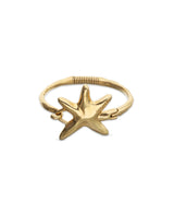 UNOde50 Gold-Plated Starfish Bangle Bracelet - Medium