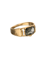 UNOde50 Presagio Gray Crystal Bangle Bracelet - Medium