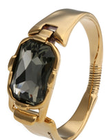 UNOde50 Presagio Gray Crystal Bangle Bracelet - Medium