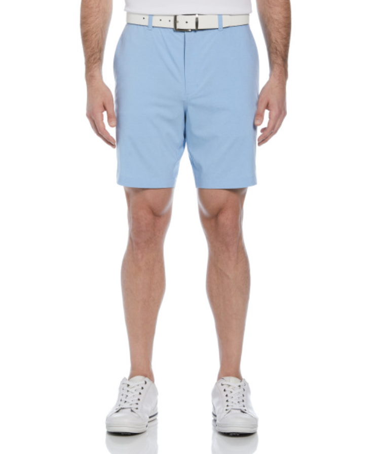 PGA Tour Mens 8" Heather Performance Golf Shorts