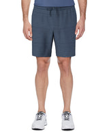 PGA Tour Mens 8" Linear Texture Print Golf Shorts