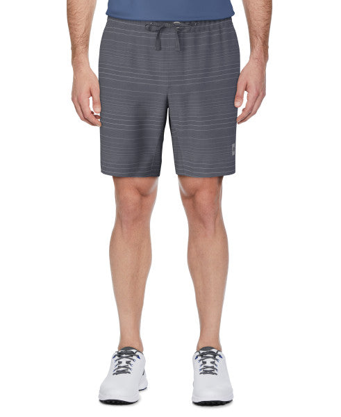 PGA Tour Mens 8" Linear Texture Print Golf Shorts