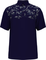 PGA Tour Mens Abstract Ombre Geo Print Short Sleeve Golf Polo Shirt