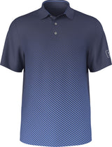 PGA Tour Mens Ombre Plaid Print Short Sleeve Golf Polo Shirt
